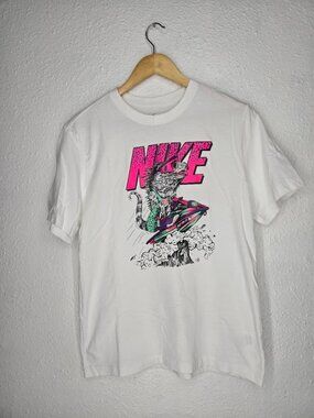 Neon Just Do It Iguana on Jet Ski - The Nike Tee